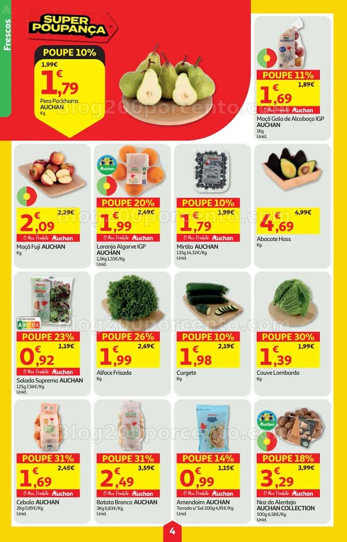 Antevisão Folheto AUCHAN - MINIPREÇO Promoções de 16 a 22 abril
